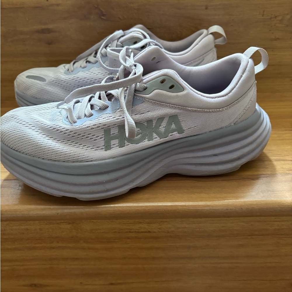 Purple hoka Bondi 8